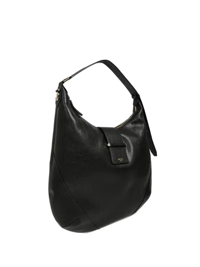 Jimmy Choo Medium Bar Hobo Tote Bag In Black