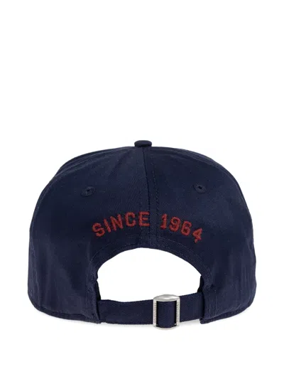 Dsquared2 Embroidered Baseball Cap In Blue