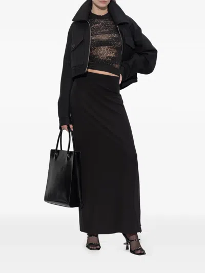 Dsquared2 Openwork Sleeveless Vest In Black