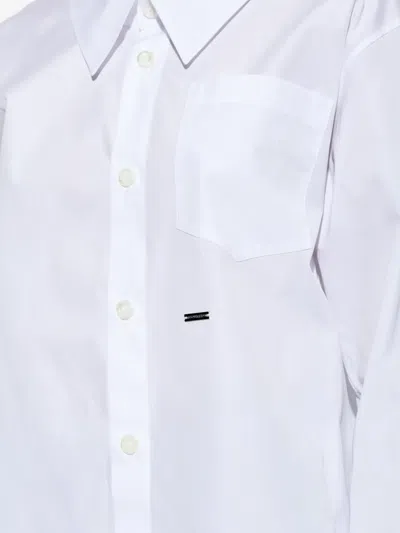 Dsquared2 Patch-pocket Shirt In White