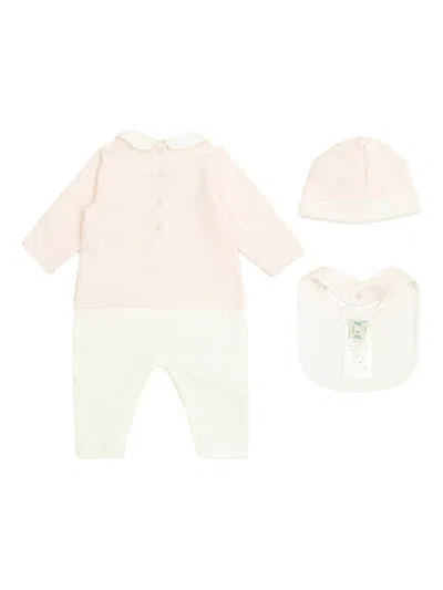 Fendi Peter Pan-collar Babygrow Set In Multi