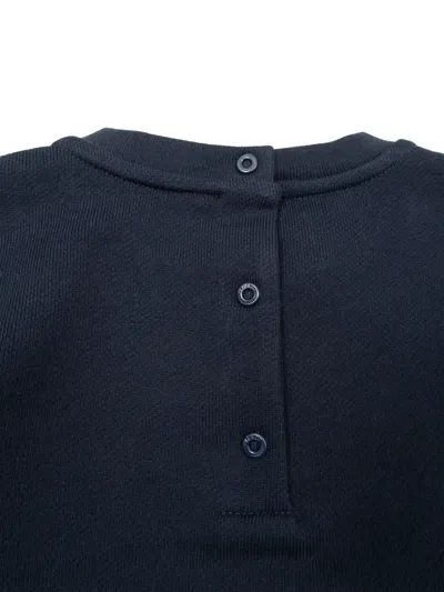 Fendi Long-sleeve Crew-neck Sweater In Blue