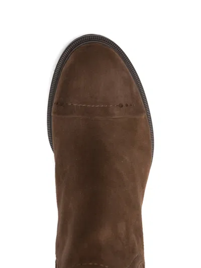 凸凹鞋底粗跟靴（8厘米）