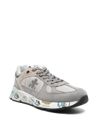 Premiata Low-profile Sneakers With Artistic Graphic Elements In Multi