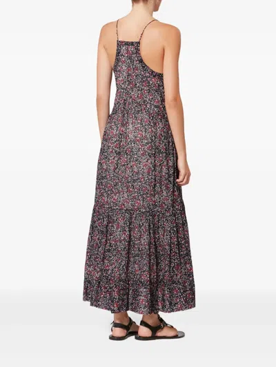Isabel Marant Étoile Sabbba Floral-patterm Midi Dress In Multi