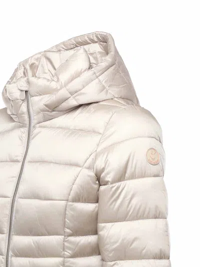 Save The Duck Nylon Down Jacket In Neutral