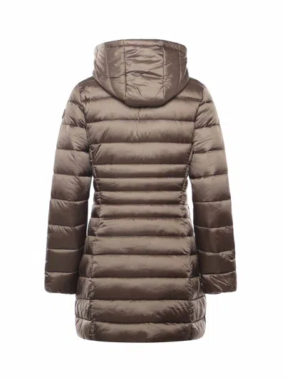 Save The Duck Nylon Down Jacket In Gray