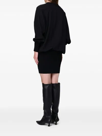 Pinko Dresses Blacks And Greys In Black