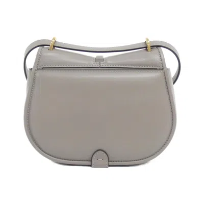 Pre-owned Fendi Gray Leather Shoulder Bag ()