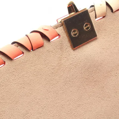 Pre-owned Fendi Multi-color Red Color Leather Shoulder Bag ()