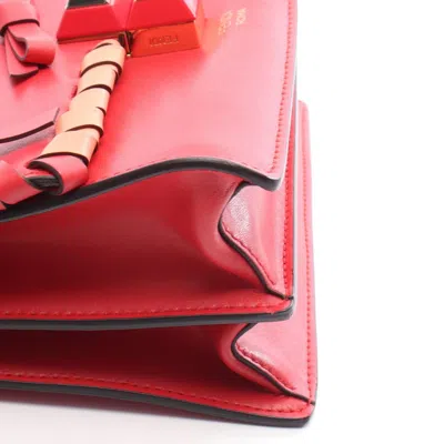 Pre-owned Fendi Multi-color Red Color Leather Shoulder Bag ()