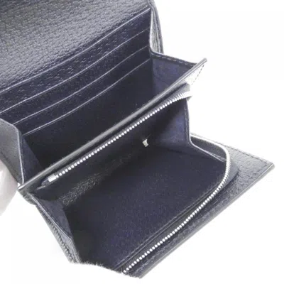 Pre-owned Gucci Beige Blue Gg Supreme Coin Purse/coin Case ()