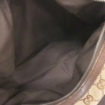Pre-owned Gucci Beige Canvas Shoulder Bag () In Sand