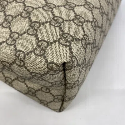 Pre-owned Gucci Beige Light Brown Pvc Tote Bag ()