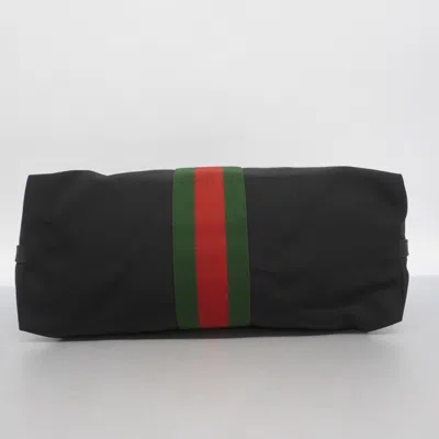 Pre-owned Gucci Black Canvas Tote Bag ()
