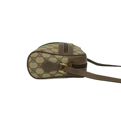 Pre-owned Gucci Brown Leather Pvc Pochette Shoulder Bag ()