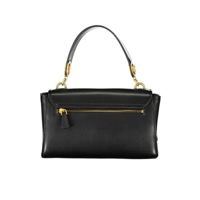 Guess Jeans Black Polyethylene Satchel Women's Bag In Black