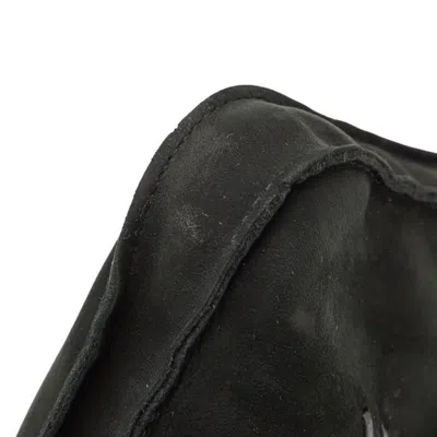 Pre-owned Hermes Black Brown Fur Suede Shoulder Bag () In Multi