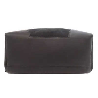 Pre-owned Hermes Black Canvas Leather Backpack ()