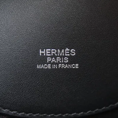 Pre-owned Hermes Black Canvas Leather Backpack ()