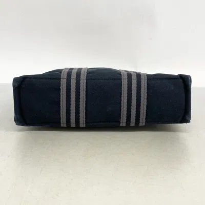 Pre-owned Hermes Black Canvas Tote Bag ()