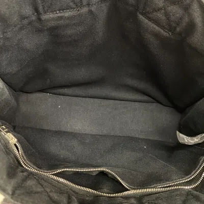 Pre-owned Hermes Black Canvas Tote Bag ()