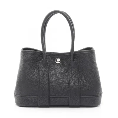 Pre-owned Hermes Black Negonda Leather Tote Bag ()