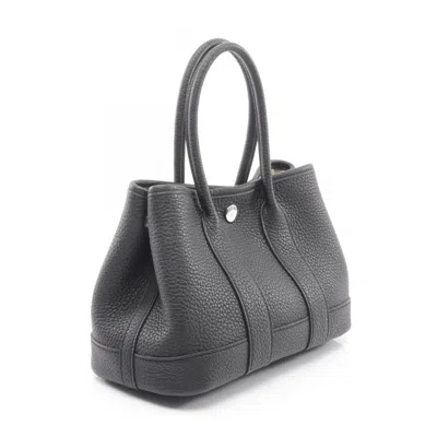 Pre-owned Hermes Black Negonda Leather Tote Bag ()