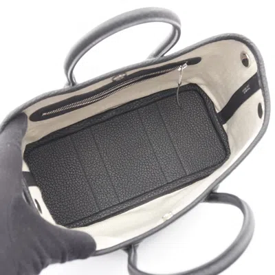 Pre-owned Hermes Black Negonda Leather Tote Bag ()