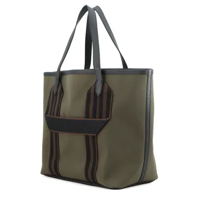 Pre-owned Hermes Black Taurillon Clemence Leather Tote Bag ()