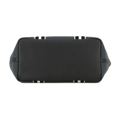 Pre-owned Hermes Black Taurillon Clemence Leather Tote Bag ()