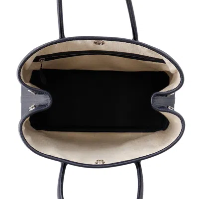 Pre-owned Hermes Blue Nuit Negonda Leather Tote Bag ()