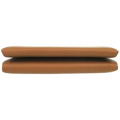 Pre-owned Hermes Brown Epsom Leather Coin Purse/coin Case ()