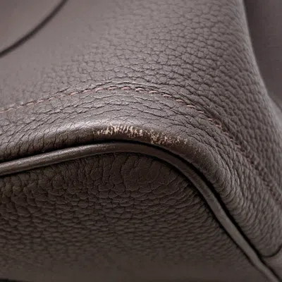 Pre-owned Hermes Brown Negonda Leather Tote Bag ()