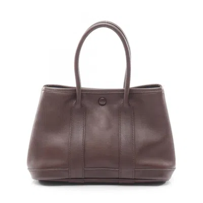 Pre-owned Hermes Brown Swift Leather Tote Bag ()