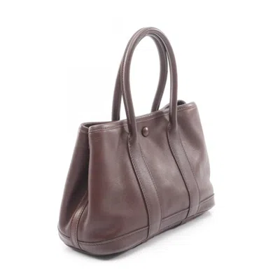 Pre-owned Hermes Brown Swift Leather Tote Bag ()
