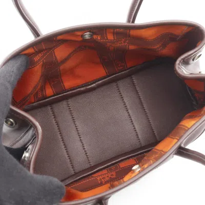 Pre-owned Hermes Brown Swift Leather Tote Bag ()