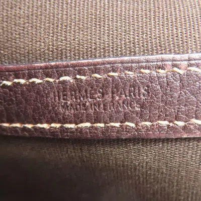 Pre-owned Hermes Garden Brown Toile Officier Tote Bag ()