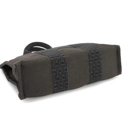 Pre-owned Hermes Gray Canvas Tote Bag ()
