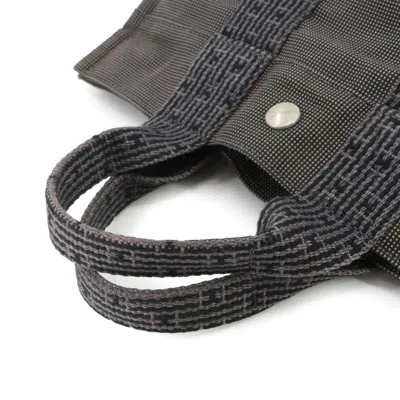 Pre-owned Hermes Gray Canvas Tote Bag ()