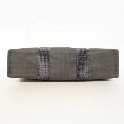 Pre-owned Hermes Gray Canvas Tote Bag ()