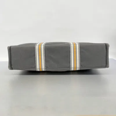 Pre-owned Hermes Gray Canvas Tote Bag ()