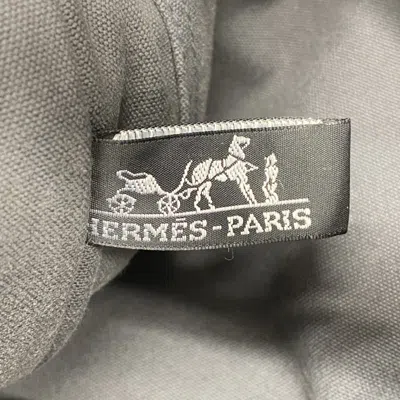 Pre-owned Hermes Gray Canvas Tote Bag ()