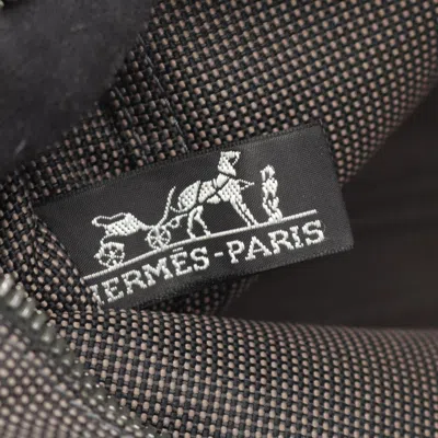 Pre-owned Hermes Gray Nylon Canvas Tote Bag ()