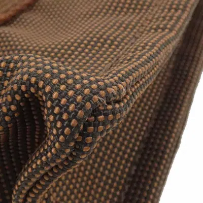 Pre-owned Hermes Her Line Brown Canvas Backpack ()