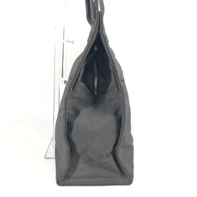 Pre-owned Hermes Her Line Gray Canvas Shoulder Bag Tote Bag ()