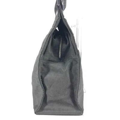 Pre-owned Hermes Her Line Gray Canvas Shoulder Bag Tote Bag ()