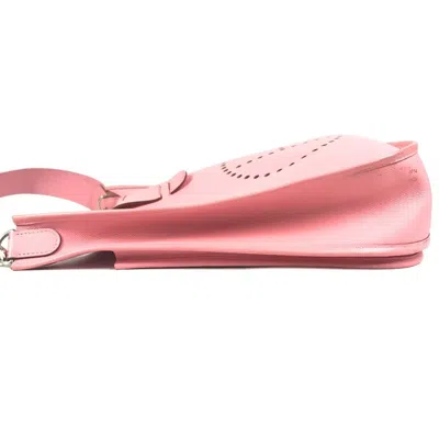 Pre-owned Hermes Pink Rose Confetti Epsom Leather Pochette Shoulder Bag ()