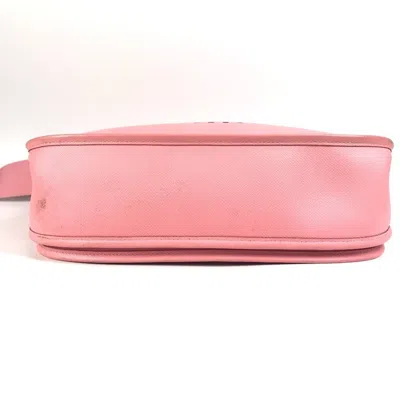 Pre-owned Hermes Pink Rose Confetti Epsom Leather Pochette Shoulder Bag ()