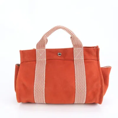 Pre-owned Hermes Red Color Tote Bag ()
